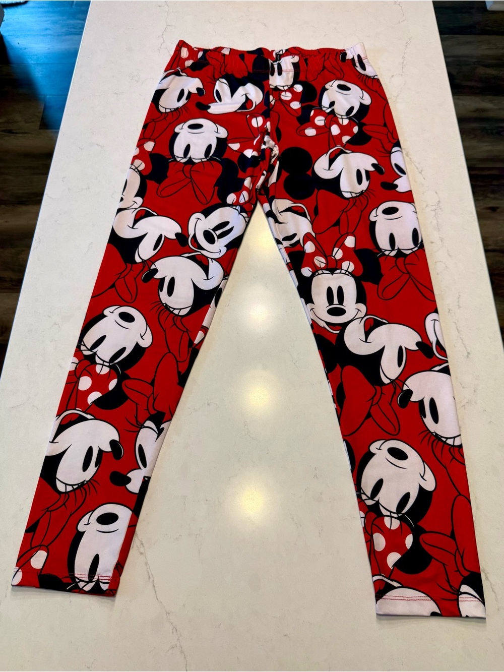 Disney Red Minnie Mouse All-Over Print Leggings